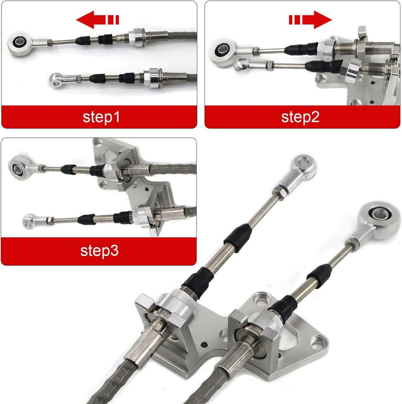 DURAFORCE Shifter Cables&Trans Bracket For RSX K20 K24 K Swap Series EG EK DC2 Race Civic