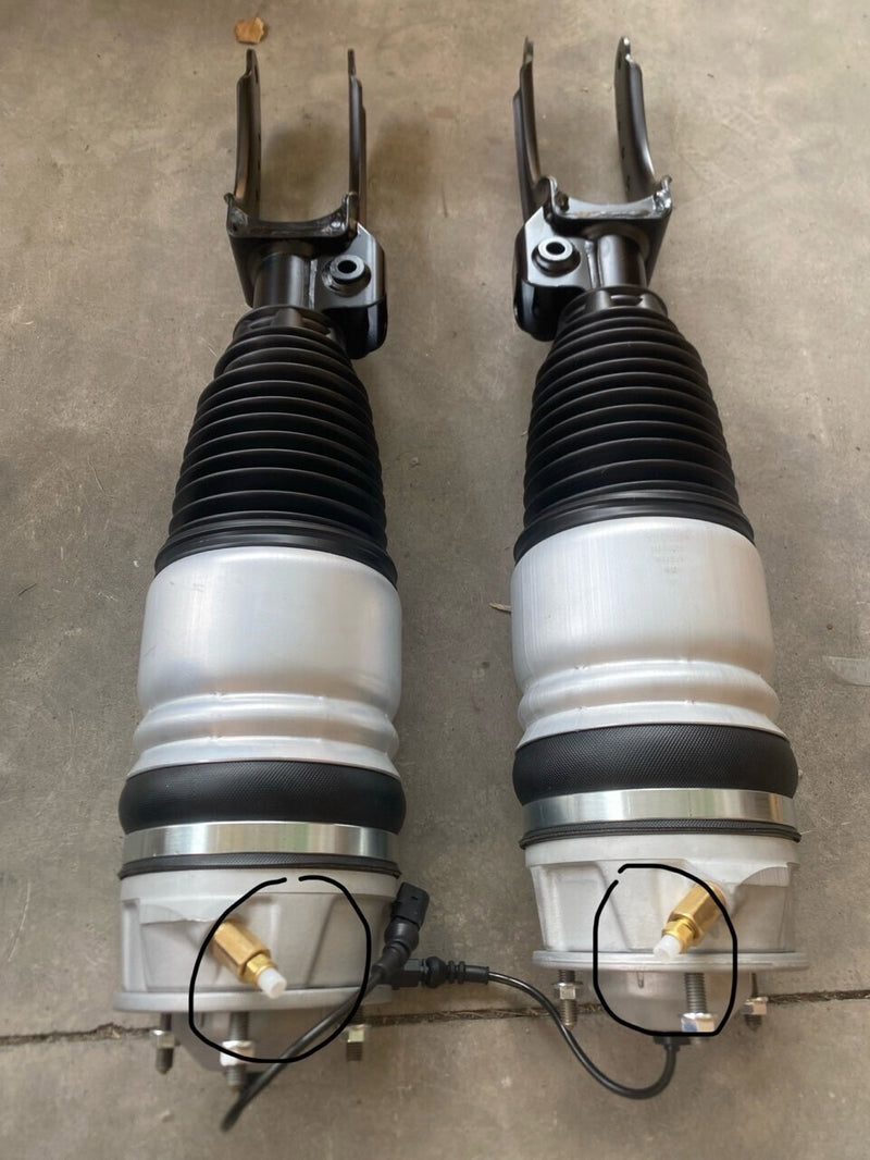 DURAFORCE Front Left Right Air Suspension Shock Struts Fit For Porsche Cayenne 92A 10-18