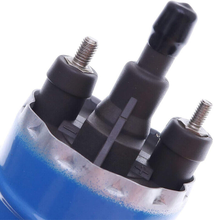 DURAFORCE Inline Universal High Pressure Fuel Pump With Installation Kit Blue