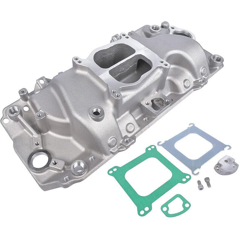 DURAFORCE Intake Manifold Dual Plane Low Rise for Chevy BBC BB Big Block 396 402 427 454