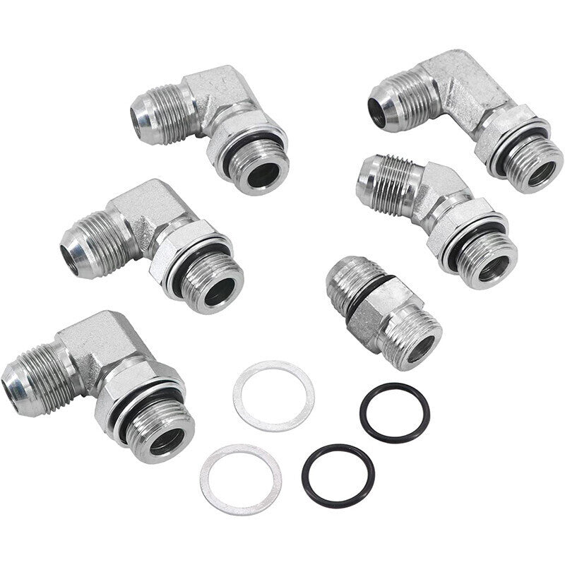 DURAFORCE Transmission Cooler Hose Line Fitting Kit for 2006-2010 GM GMC Chevy 6.6L LBZ LM