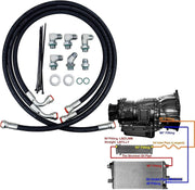 DURAFORCE Transmission Cooler Hose Line Fitting Kit for 2006-2010 GM GMC Chevy 6.6L LBZ LM