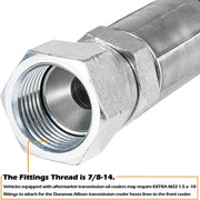 DURAFORCE Transmission Cooler Hose Line Fitting Kit for 2006-2010 GM GMC Chevy 6.6L LBZ LM