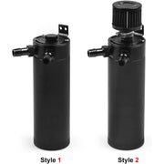 DURAFORCE 750ML Oil Catch Can Kit Universal Oil Separator Large Baffled Reservoir Tank