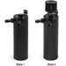 DURAFORCE 750ML Oil Catch Can Kit Universal Oil Separator Large Baffled Reservoir Tank