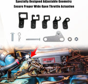 DURAFORCE 304147 Carburetor Throttle Cable Mount EZ-EFI For TH350 C10 700R4 Automatic