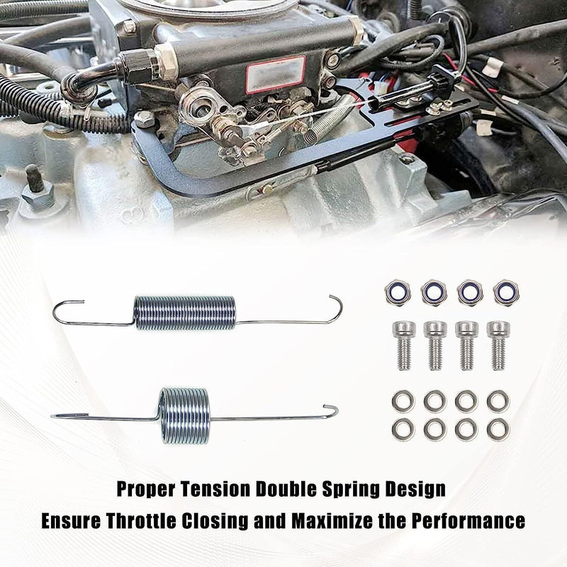 DURAFORCE 304147 Carburetor Throttle Cable Mount EZ-EFI For TH350 C10 700R4 Automatic