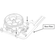 DURAFORCE 304147 Carburetor Throttle Cable Mount EZ-EFI For TH350 C10 700R4 Automatic