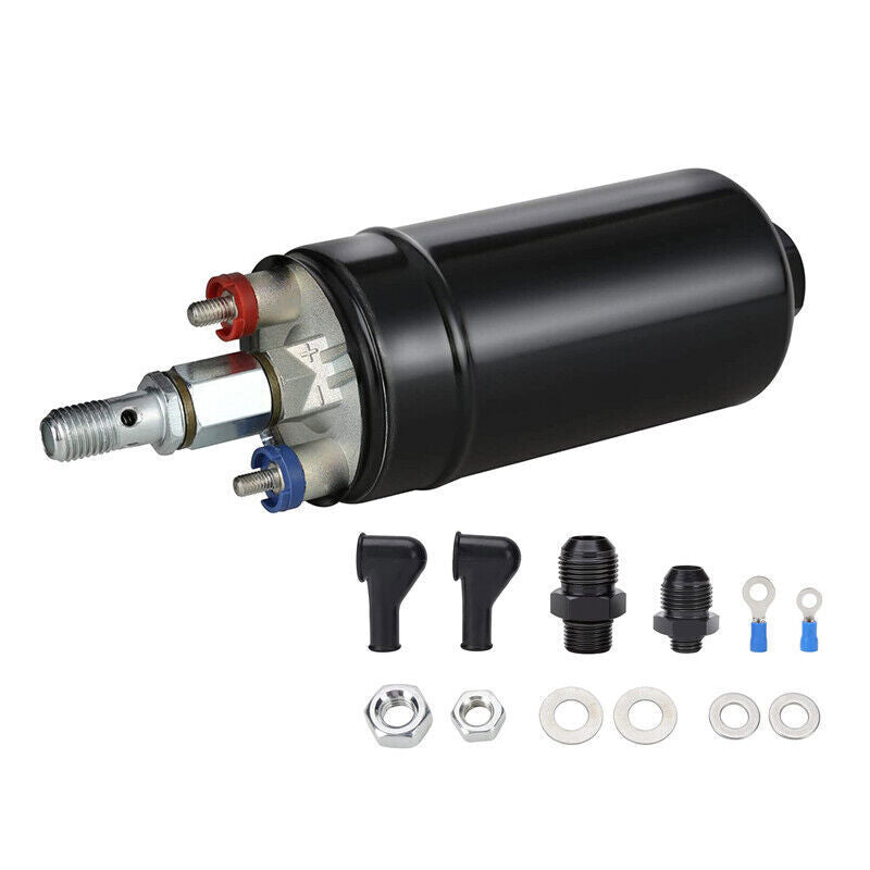 DURAFORCE 2L Billet High Flow Swirl Fuel Surge Tank AN6 Fitting & 044 External Fuel Pump