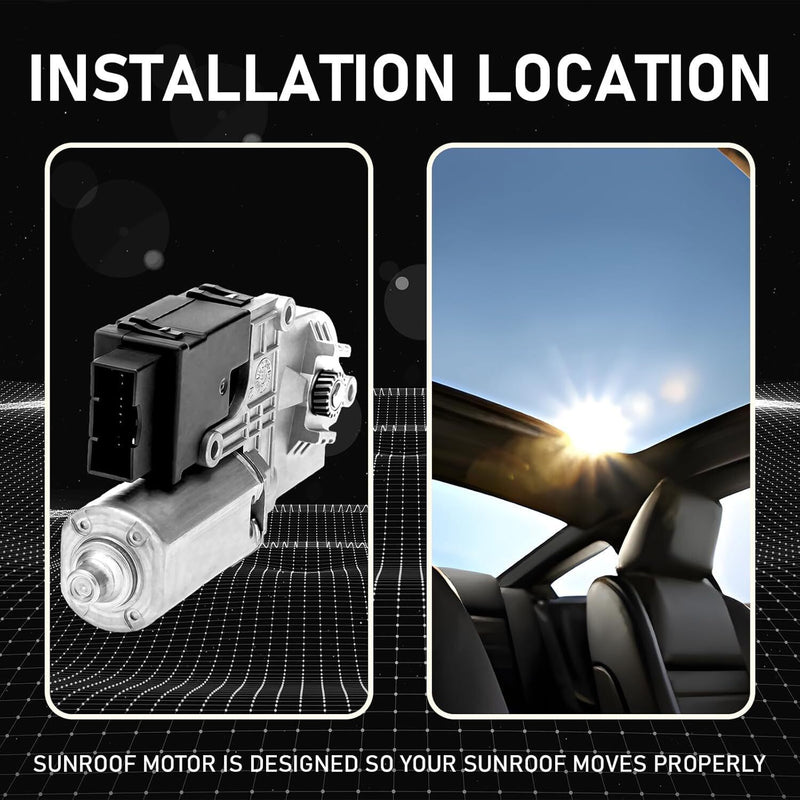 DURAFORCE For 2011-2017 Ford Explorer Right or Left Sunroof Moon Roof Motor BB5Z15790A