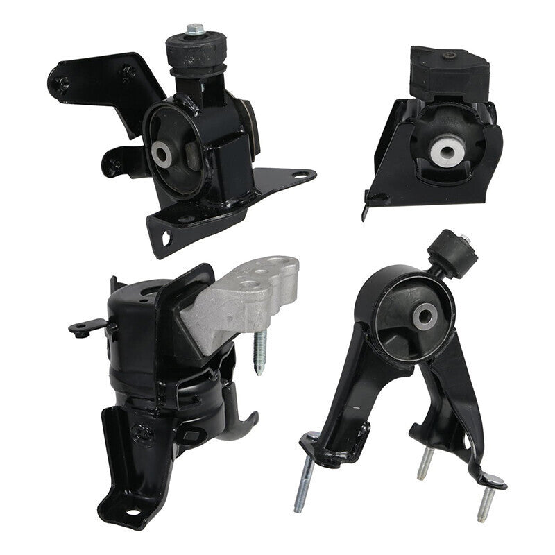 DURAFORCE FOR 09-13 TOYOTA COROLLA 1.8L SET OF 4PCS ENGINE MOTOR & AUTO TRANSMISSION MOUNT