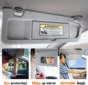 DURAFORCE Passenger Right Gray Sun Visor For 2006-2011 Honda Civic 83230-SNA-A01ZA