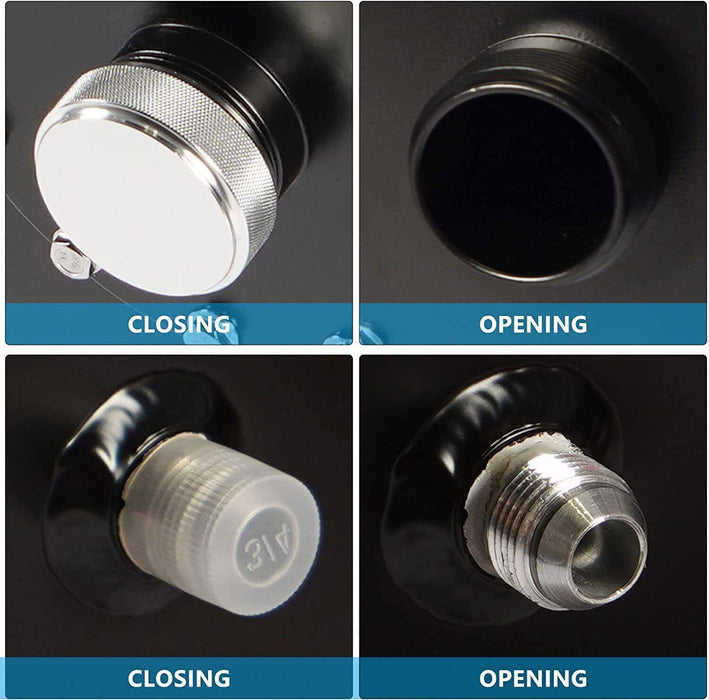 DURAFORCE 19 GALLON ALUMINUM LIGHTWEIGHT RACING FUEL CELL GAS TANK W 12" FUEL LINE KITS