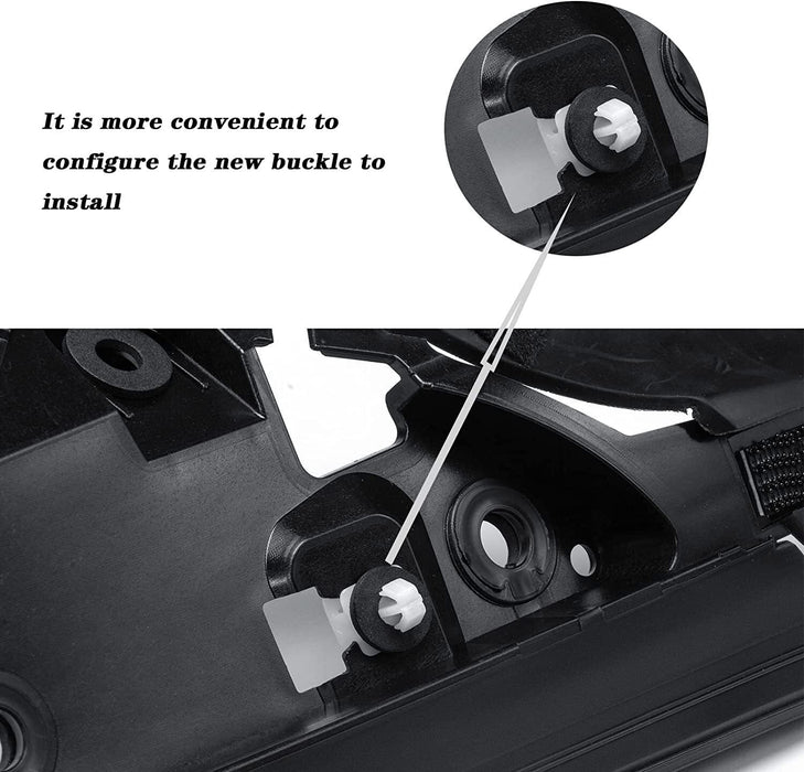 DURAFORCE 2 Pair Passenger Driver Windshield A-Pillar Molding Trim for 11-19 Ford Explorer