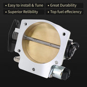 DURAFORCE Fit LS Throttle Body 102mm 4 Bolt +TPS IAC For GM LS1 LS2 LS6 LS7 LSX Alum