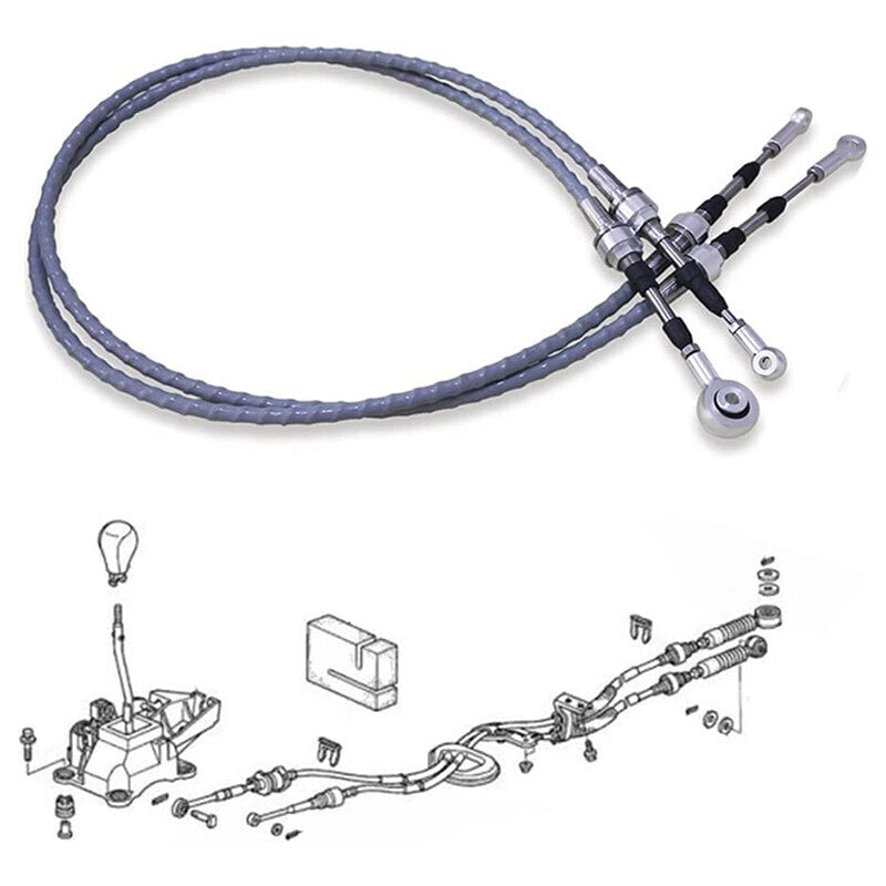 DURAFORCE Shifter Cable Shift Linkage for Honda Civic 06-11 RSX EK EG K20 K24 K Swap 02-06