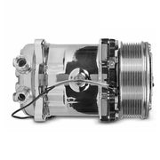 DURAFORCE A/C Compressor w/ Clutch for Sanden 508 Style 8-Groove Serpentine Belt Aluminum