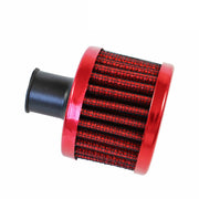 DURAFORCE Universal Car Oil Catch Can Kit Reservoir Baffled Tank with Breather Filter Red
