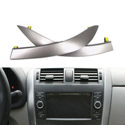 DURAFORCE Car Center Dash A/C Outlet Air Vent Panel Trim Strip For Toyota Corolla 09-2013