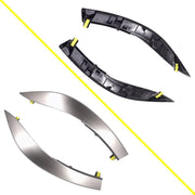 DURAFORCE Car Center Dash A/C Outlet Air Vent Panel Trim Strip For Toyota Corolla 09-2013