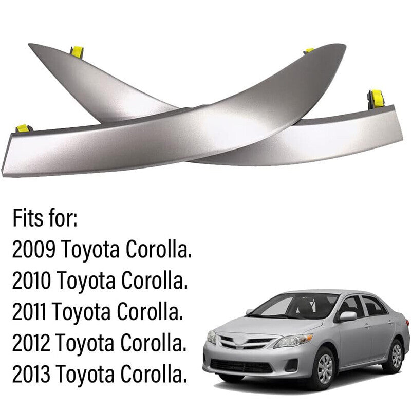 DURAFORCE Car Center Dash A/C Outlet Air Vent Panel Trim Strip For Toyota Corolla 09-2013