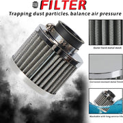 DURAFORCE Car Engine 750ml 10AN Oil Catch Can Reservoir Tank + Breather Filter Baffled Kit