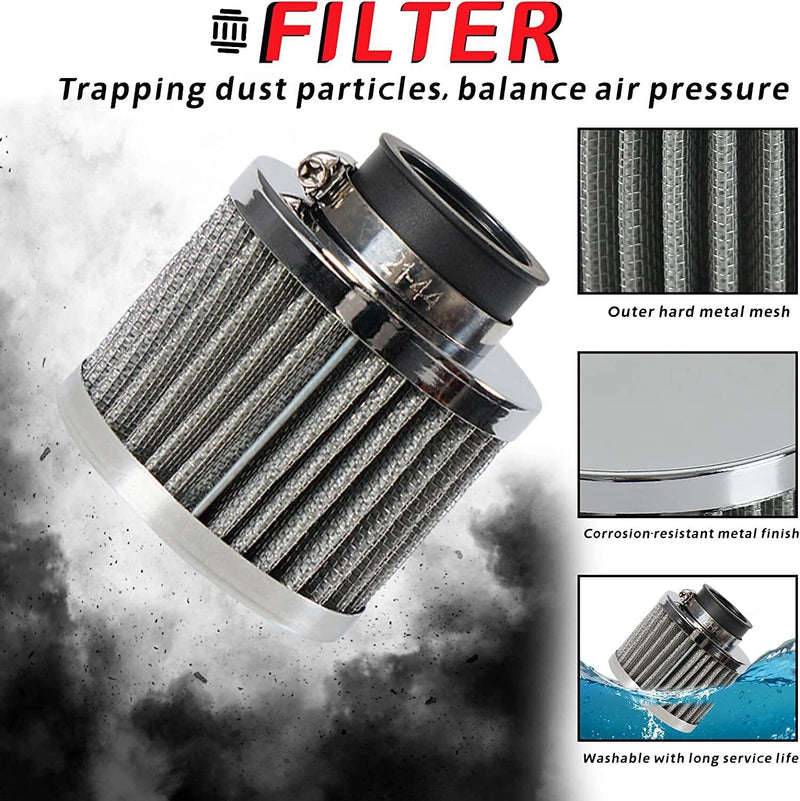 DURAFORCE Car Engine 750ml 10AN Oil Catch Can Reservoir Tank + Breather Filter Baffled Kit