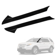 DURAFORCE 2PCS For 2011-2019 Ford Explorer Windshield Outer Pillar Molding Trim Left Right