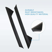 DURAFORCE 2PCS For 2011-2019 Ford Explorer Windshield Outer Pillar Molding Trim Left Right