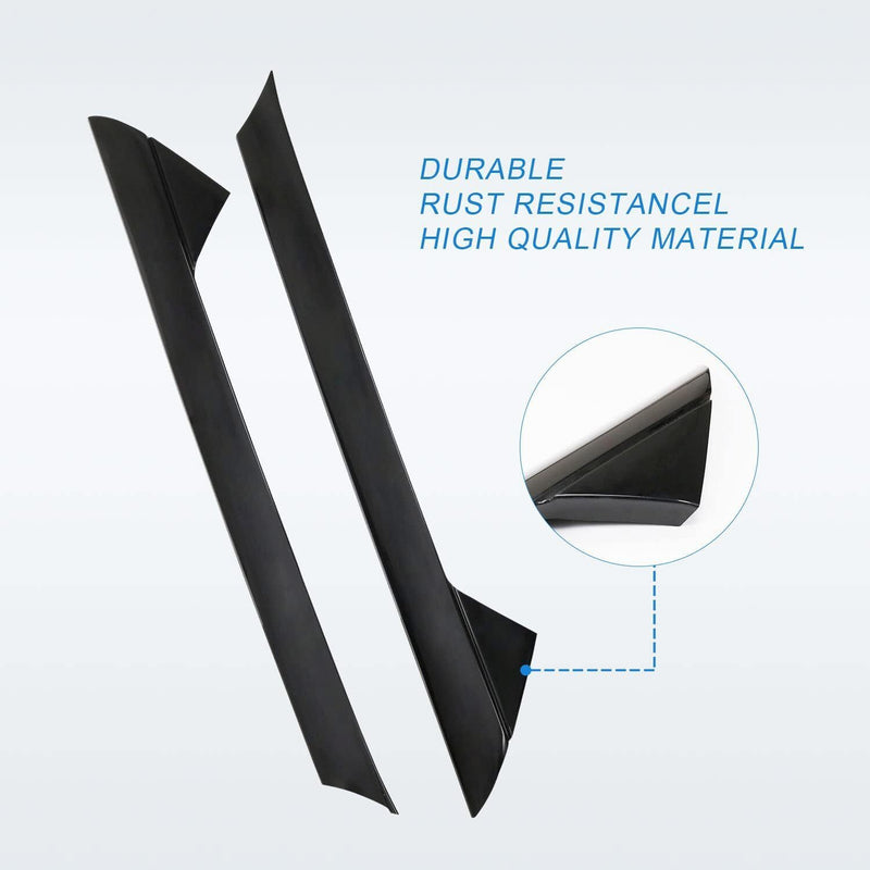 DURAFORCE 2PCS For 2011-2019 Ford Explorer Windshield Outer Pillar Molding Trim Left Right