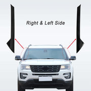 DURAFORCE 2PCS For 2011-2019 Ford Explorer Windshield Outer Pillar Molding Trim Left Right