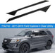 DURAFORCE 2PCS For 2011-2019 Ford Explorer Windshield Outer Pillar Molding Trim Left Right