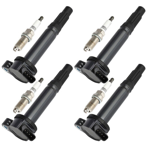 DURAFORCE 4PACK Ignition Coil Spark Plug KIT For Toyota Camry RAV4 Avalon L4 2.5L UF487