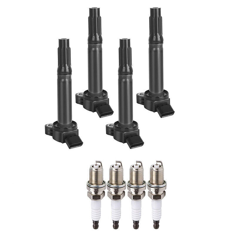 DURAFORCE 4PACK Ignition Coil Spark Plug KIT For Toyota Camry RAV4 Avalon L4 2.5L UF487