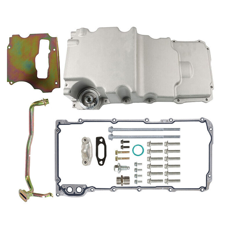 DURAFORCE Swap Oil Pan Retrofit Kit Low Profile for LS1 LS2 LS3 4.8L 5.3L 6.0L 6.2L Rear