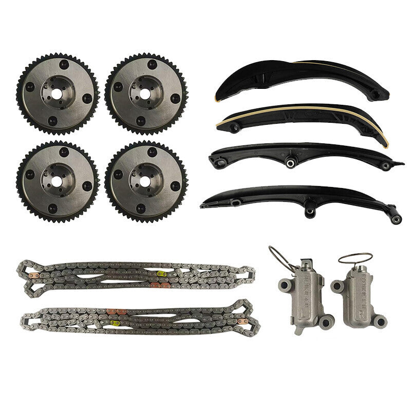 DURAFORCE For 17-24 Ford F-150 3.5L Ecoboost Chains, Guides, Tensioners W/ PHASERS KIT NEW
