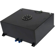 DURAFORCE 20 Gallon/80L Fuel Cell Gas Tank Black Aluminum w Level Sender& Cap Fuel Line