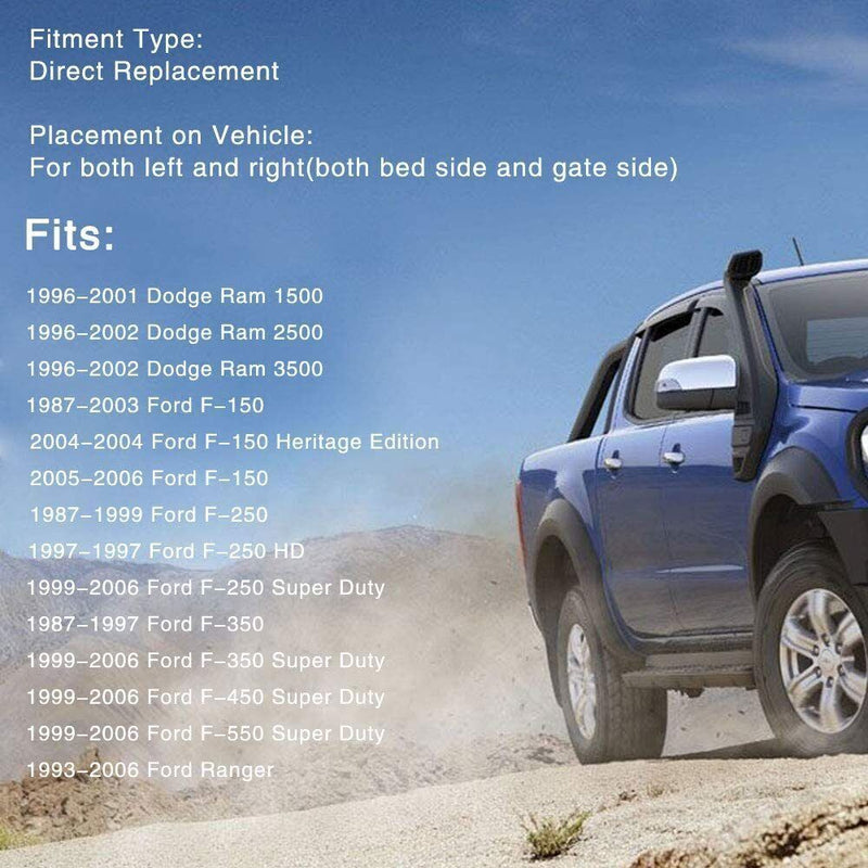 DURAFORCE Tailgate Hinge Pivot Bushing Insert Kit 4PCS US For Ford F Series and Dodge Ram