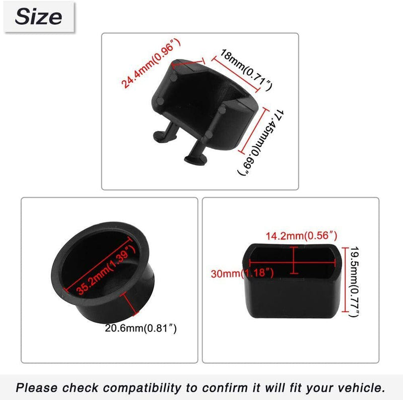 DURAFORCE Tailgate Hinge Pivot Bushing Insert Kit 4PCS US For Ford F Series and Dodge Ram