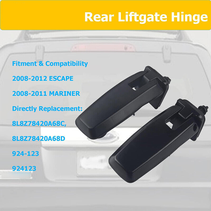 DURAFORCE Fit For 2008-2012 Ford Escape Rear Liftgate Window Hatch Hinge Left & Right
