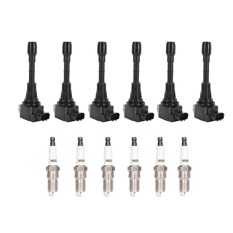 DURAFORCE 6X Ignition Coil & 6X Spark Plug for 2009-2019 Nissan Maxima V6 3.5L UF550 C1670
