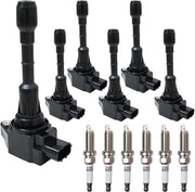 DURAFORCE 6X Ignition Coil & 6X Spark Plug for 2009-2019 Nissan Maxima V6 3.5L UF550 C1670