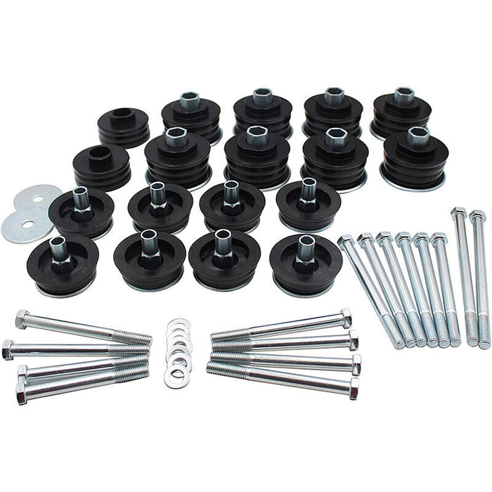 DURAFORCE Fit For 2008-2016 Ford F-250 F-350 Super Duty Body Cab Mounts Body Mount Bushing