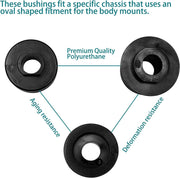 DURAFORCE Fit For 2008-2016 Ford F-250 F-350 Super Duty Body Cab Mounts Body Mount Bushing