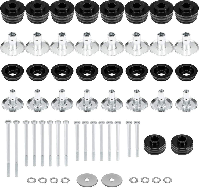 DURAFORCE Fit For 2008-2016 Ford F-250 F-350 Super Duty Body Cab Mounts Body Mount Bushing