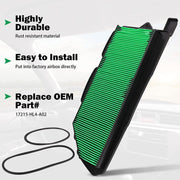 DURAFORCE 17215-HL4-A02 Engine Air Filter for 2016 2017 2018 2019 2020 2021 Honda Pioneer