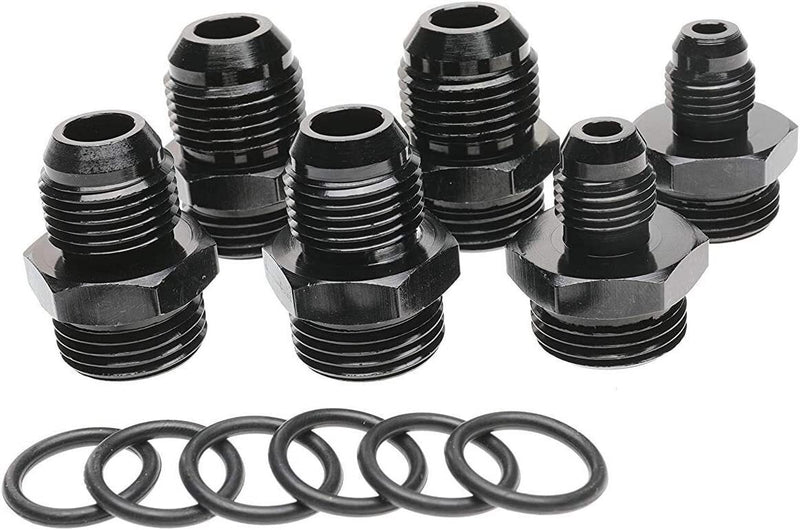 DURAFORCE High Flow Inline Fuel Filter 100 Micron Cleanable 6AN 8AN 10AN Adapter Universal