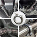 DURAFORCE 2.5" V-Band Flange & Clamp Set 2 Pcs w/ Male Female For Turbo Pipes