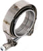 DURAFORCE 2.5" V-Band Flange & Clamp Set 2 Pcs w/ Male Female For Turbo Pipes