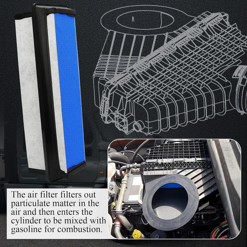 DURAFORCE 03-42776-010 Engine Air Filter Fit for Freightliner Cascadia 2018 2019 2020-2022